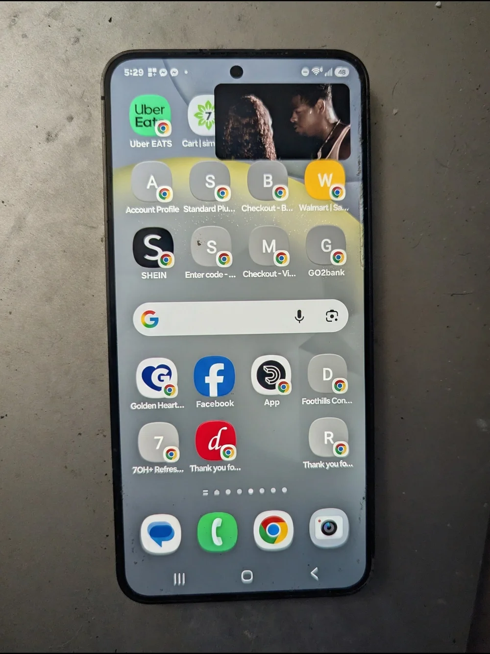 Unlocked Black Smartphone - Modern Display